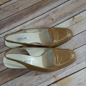 Isaac Made in Italy sling-back loafers